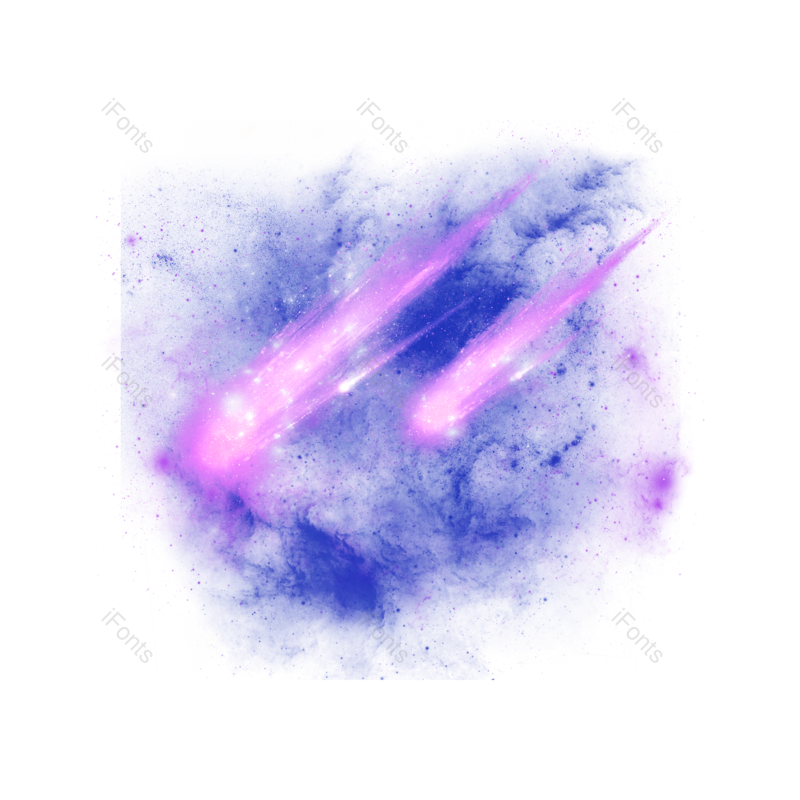 装饰效果图片,烟雾元素,彩色PNG,宇宙免抠素材